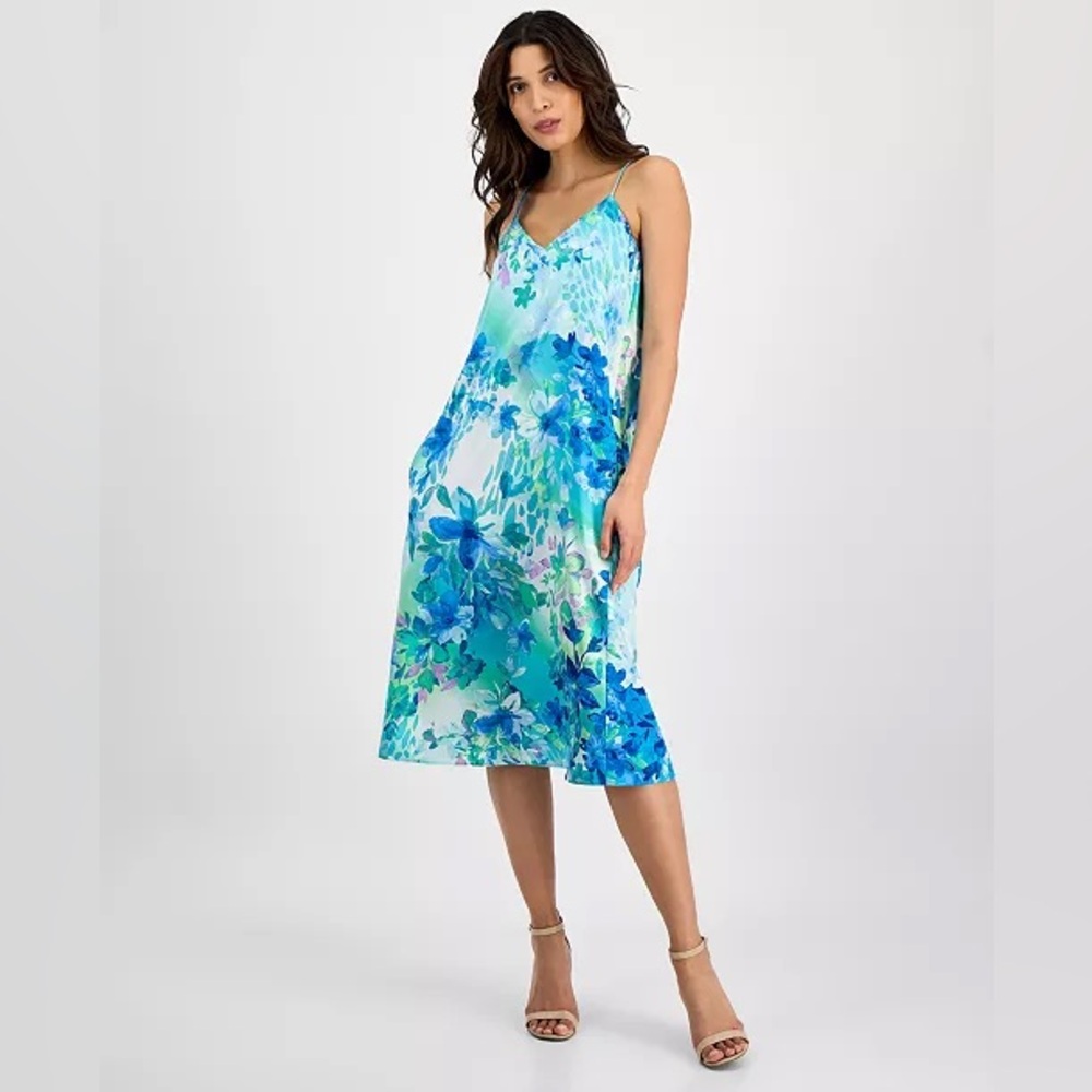 Connected Women's Printed Midi Dress
